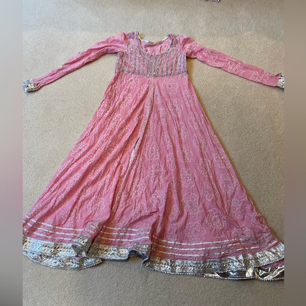 Tiedye spring cotton kameez and matching dupatta perfect for spring!